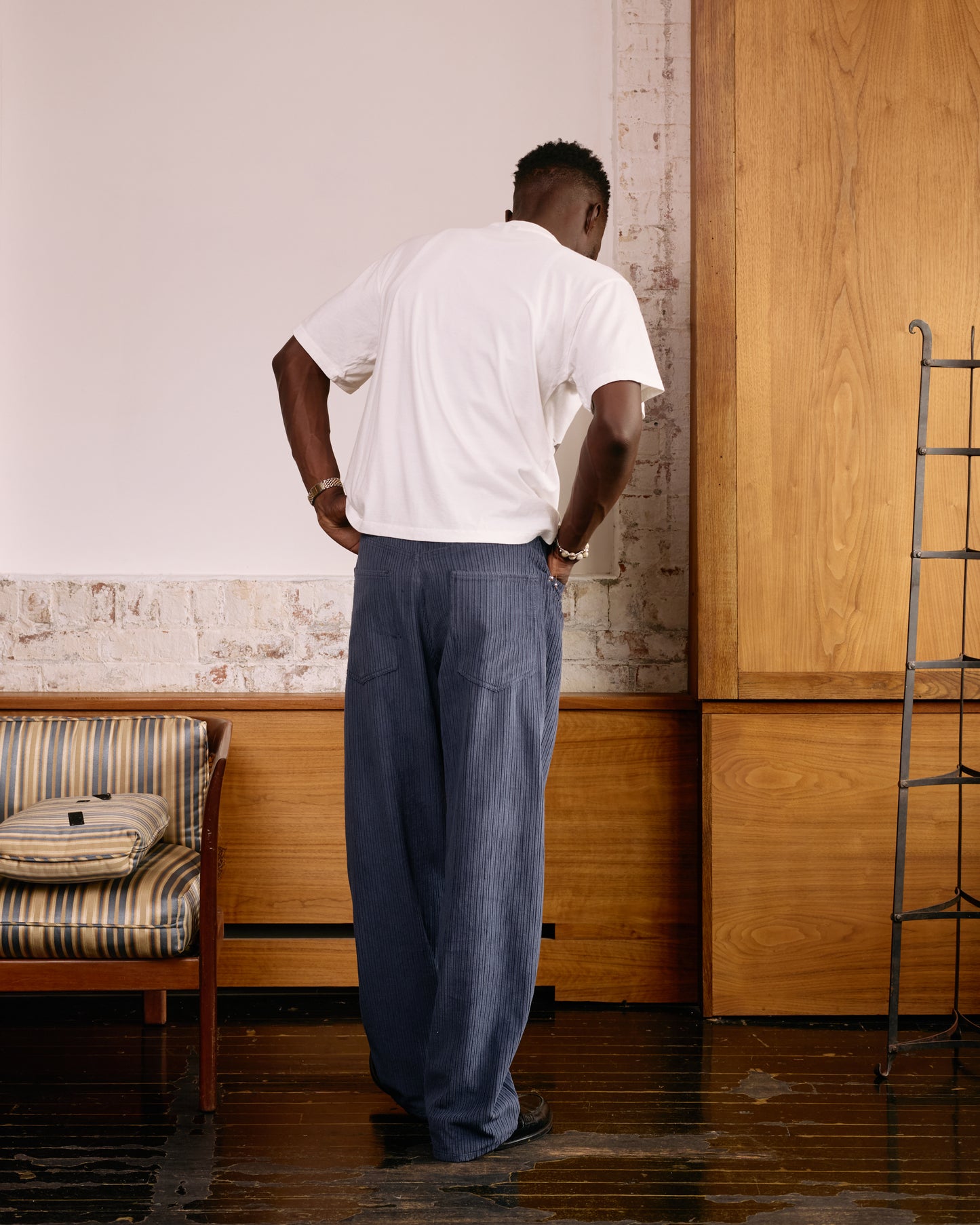 Jean Cut Trouser: Wisteria Corduroy