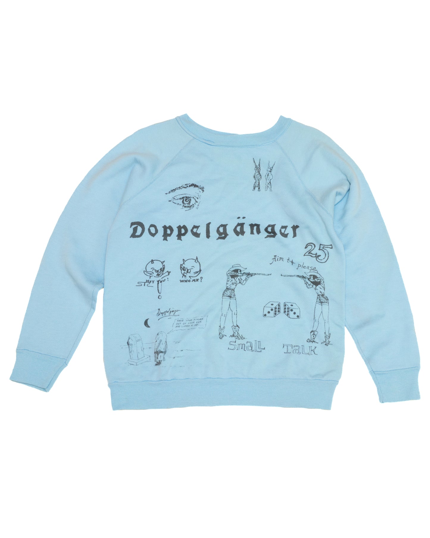 Doppelganger x Small Talk Crewneck Sweatshirt
