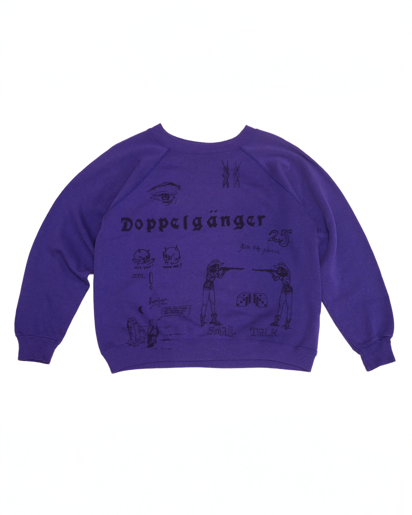 Doppelganger x Small Talk Crewneck Sweatshirt