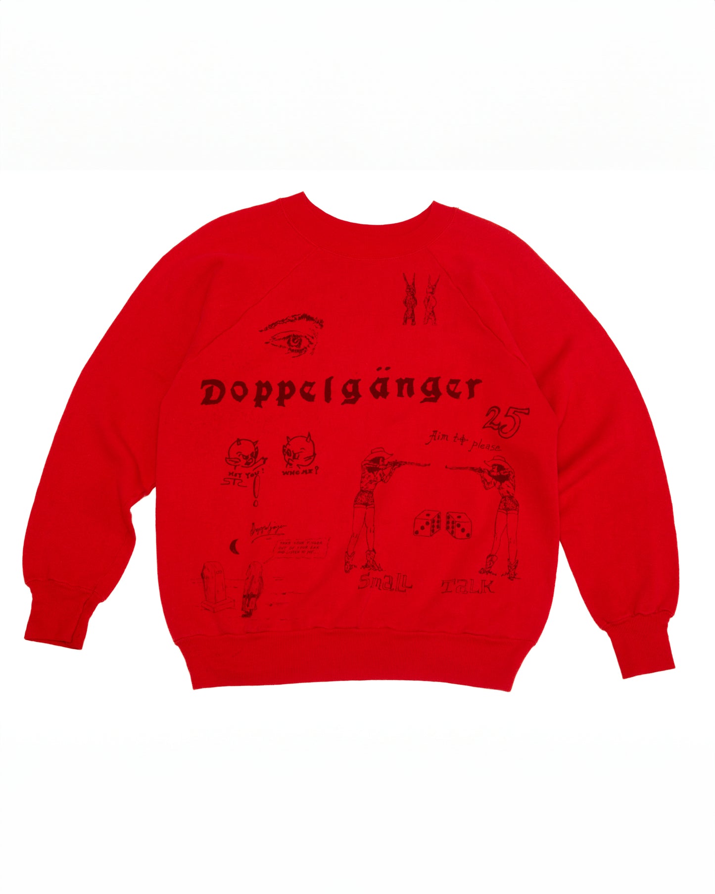 Doppelganger x Small Talk Crewneck Sweatshirt
