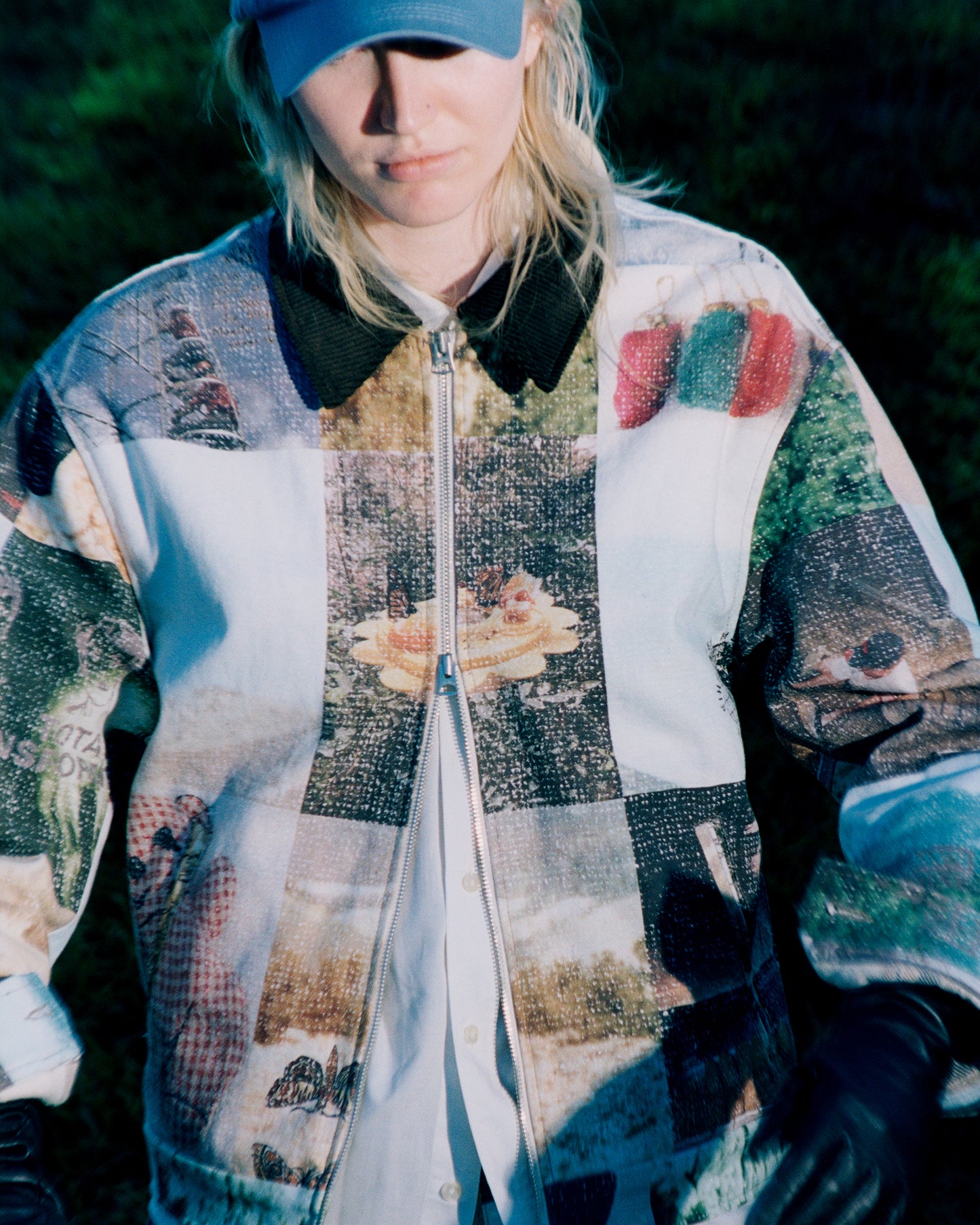 Jean Cut Trouser: Moodboard Collage Print