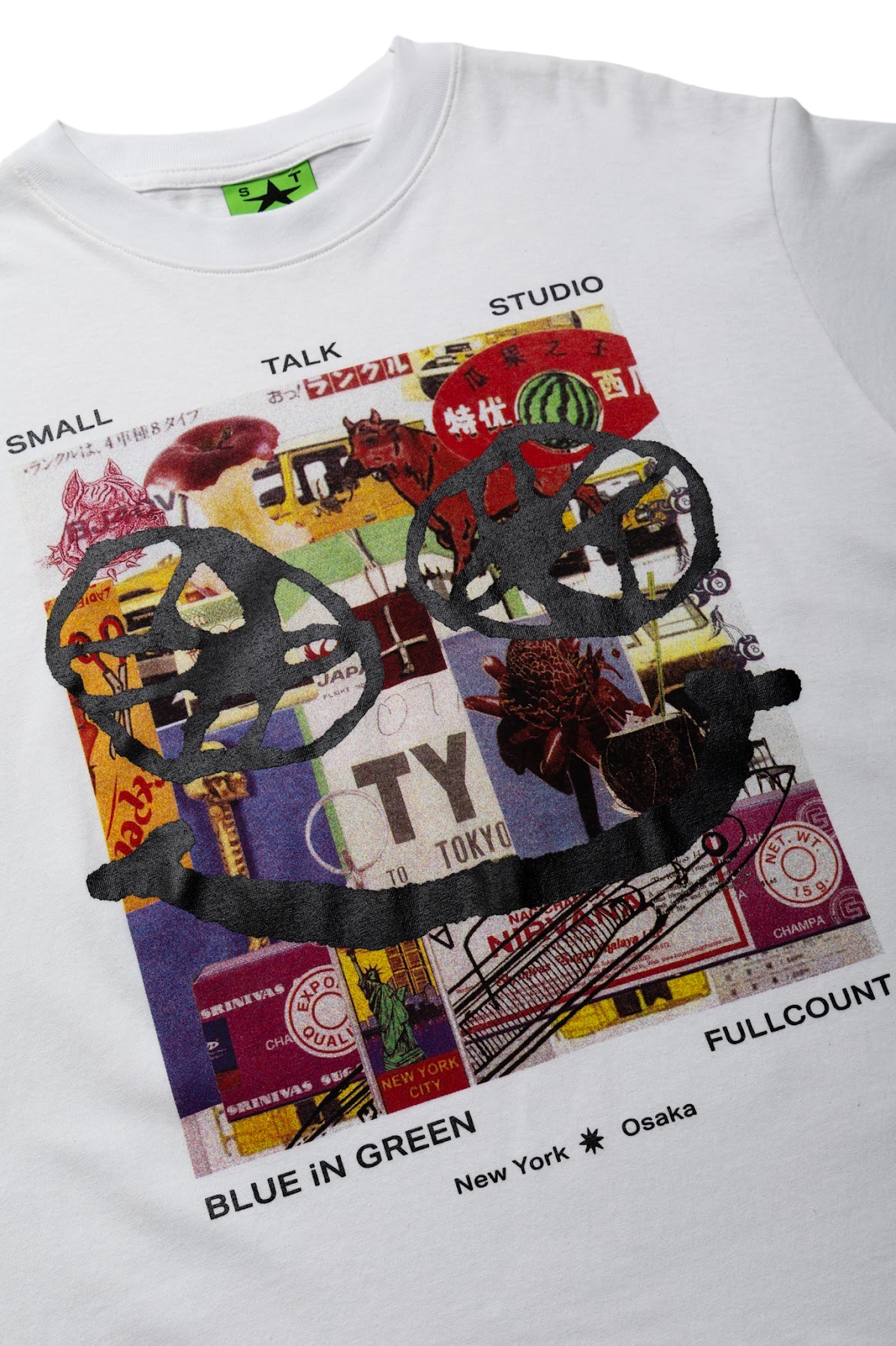 Blue in Green x Fullcount Moodboard Tee