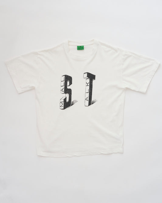 S/S T-shirt: ST Stone Letters