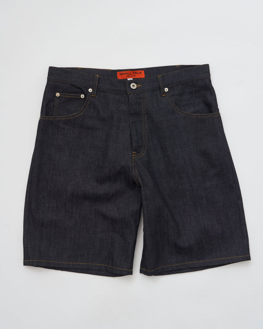 5 Pocket Jean Short: Raw Denim