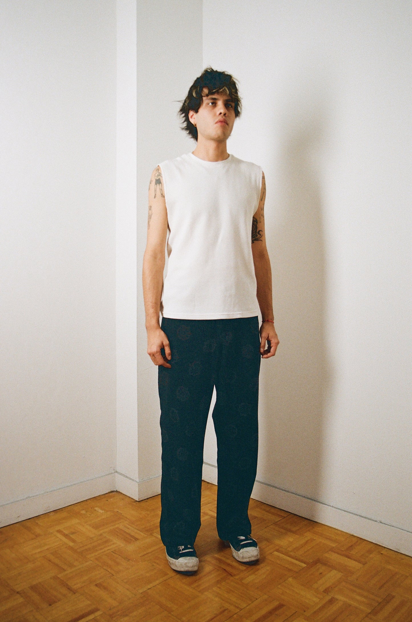 Jean Cut Trouser: Floral Burn Corduroy