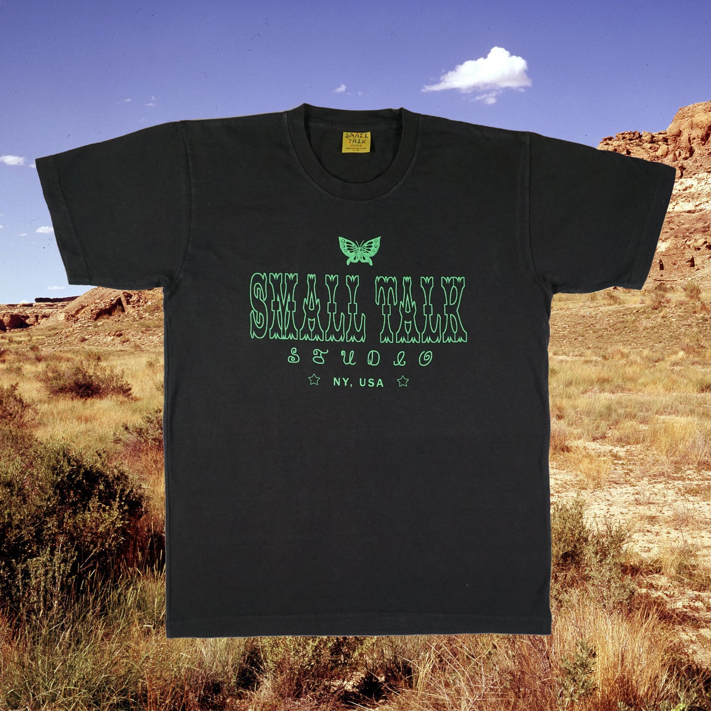 Small Talk Studio Logo Tee Black