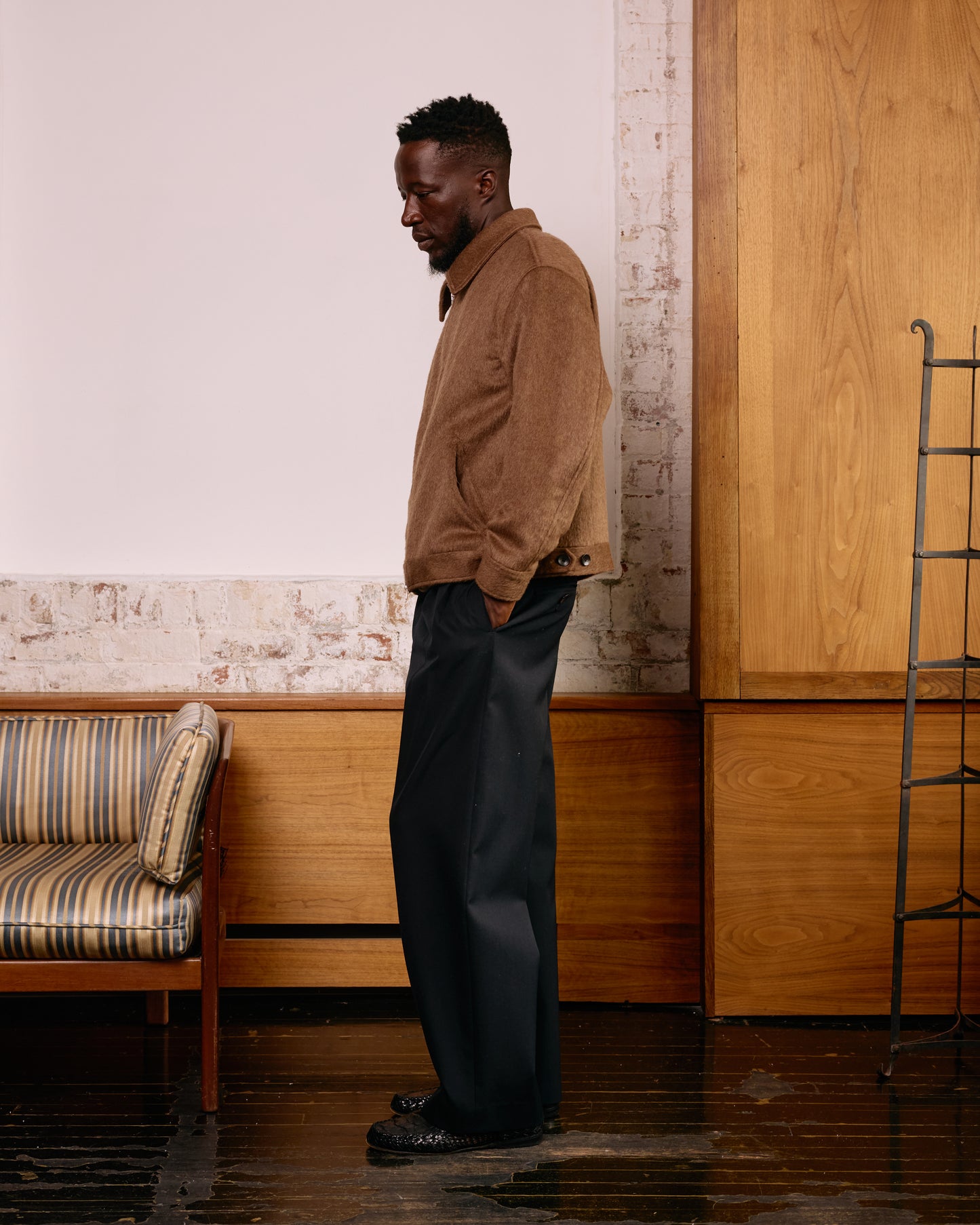 Zip Front Jacket: Mohair