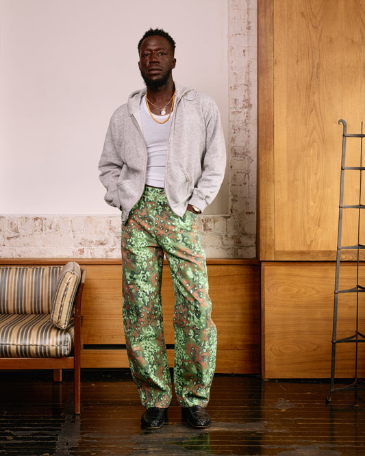 Jean Cut Trouser: Hand Drawn Camo