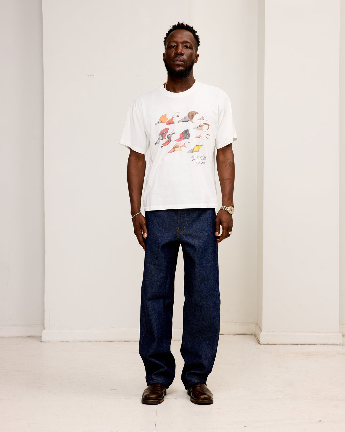 S/S T-shirt: Hand Illustrated Ducks
