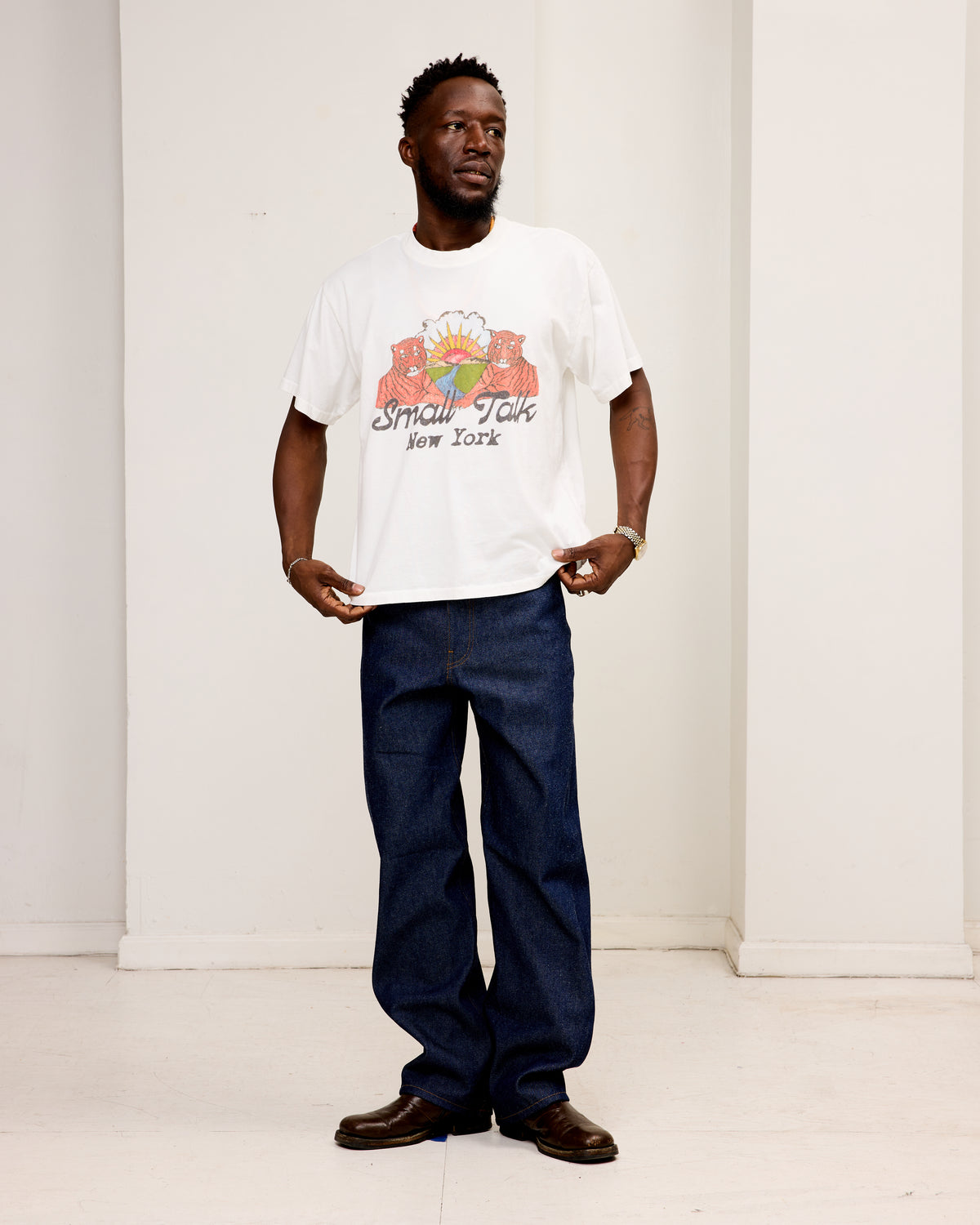 S/S T-shirt: Hand Illustrated Tigers