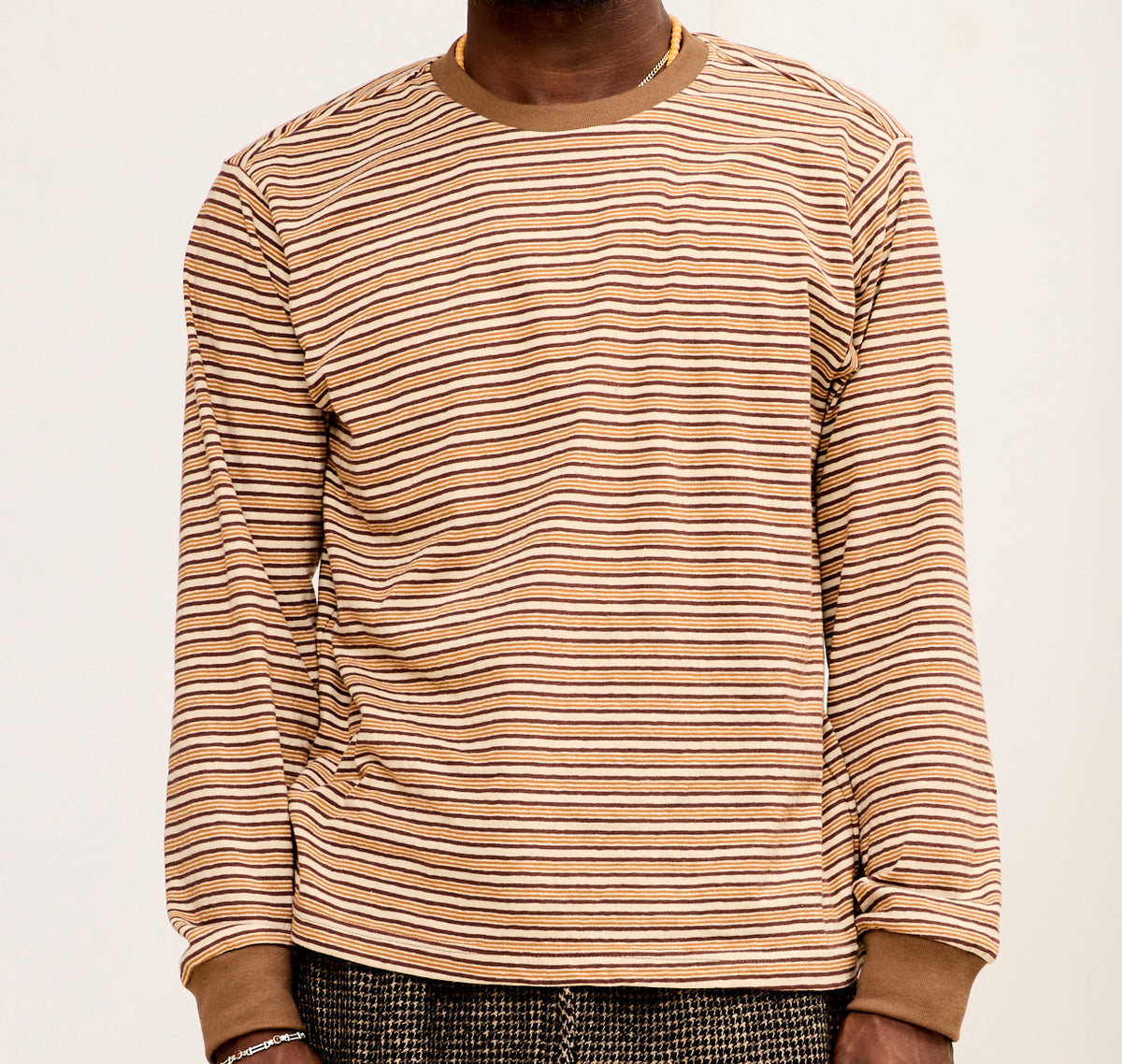 L/S Shirt: Old Paper Stripe