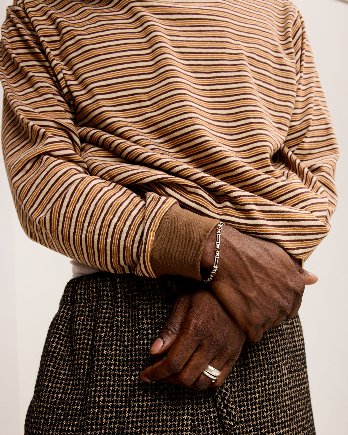 L/S Shirt: Old Paper Stripe