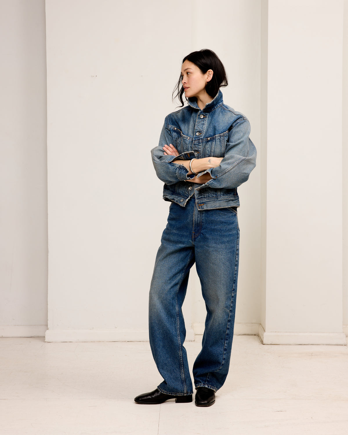 Twist Jeans: Washed Indigo