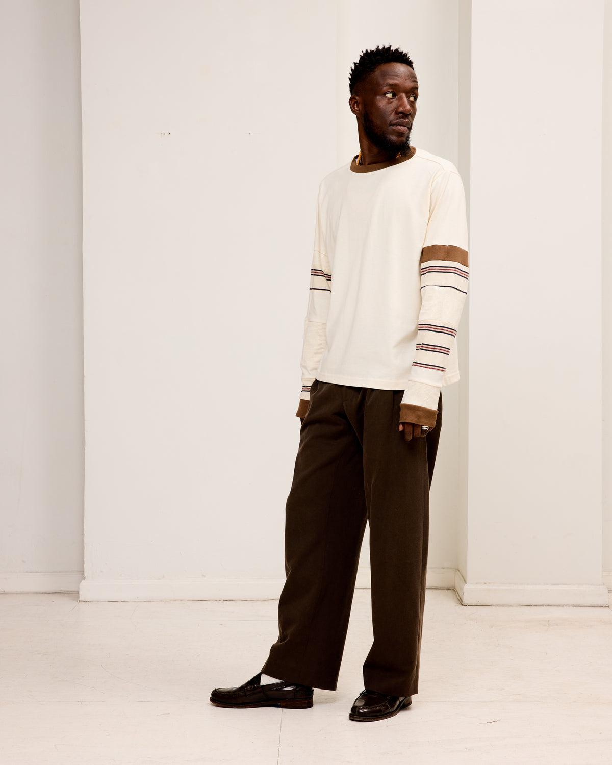 L/S Shirt: Paneled Sleeve