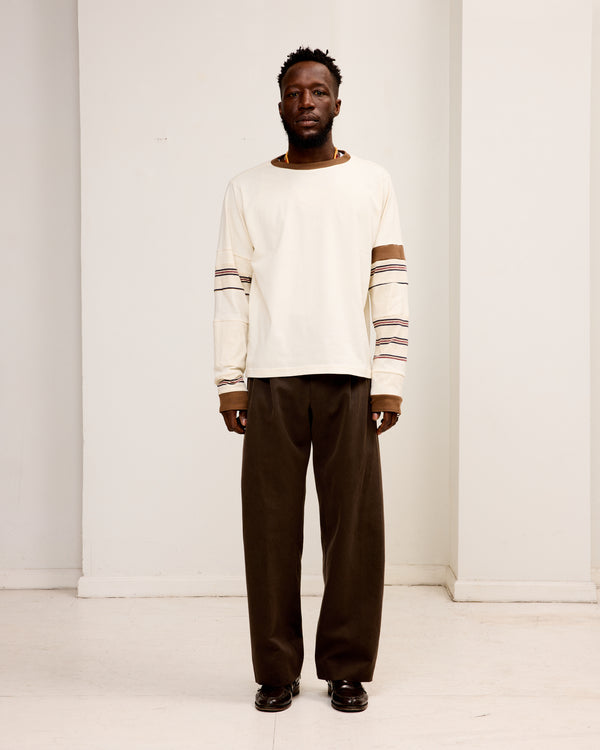 L/S Shirt: Paneled Sleeve