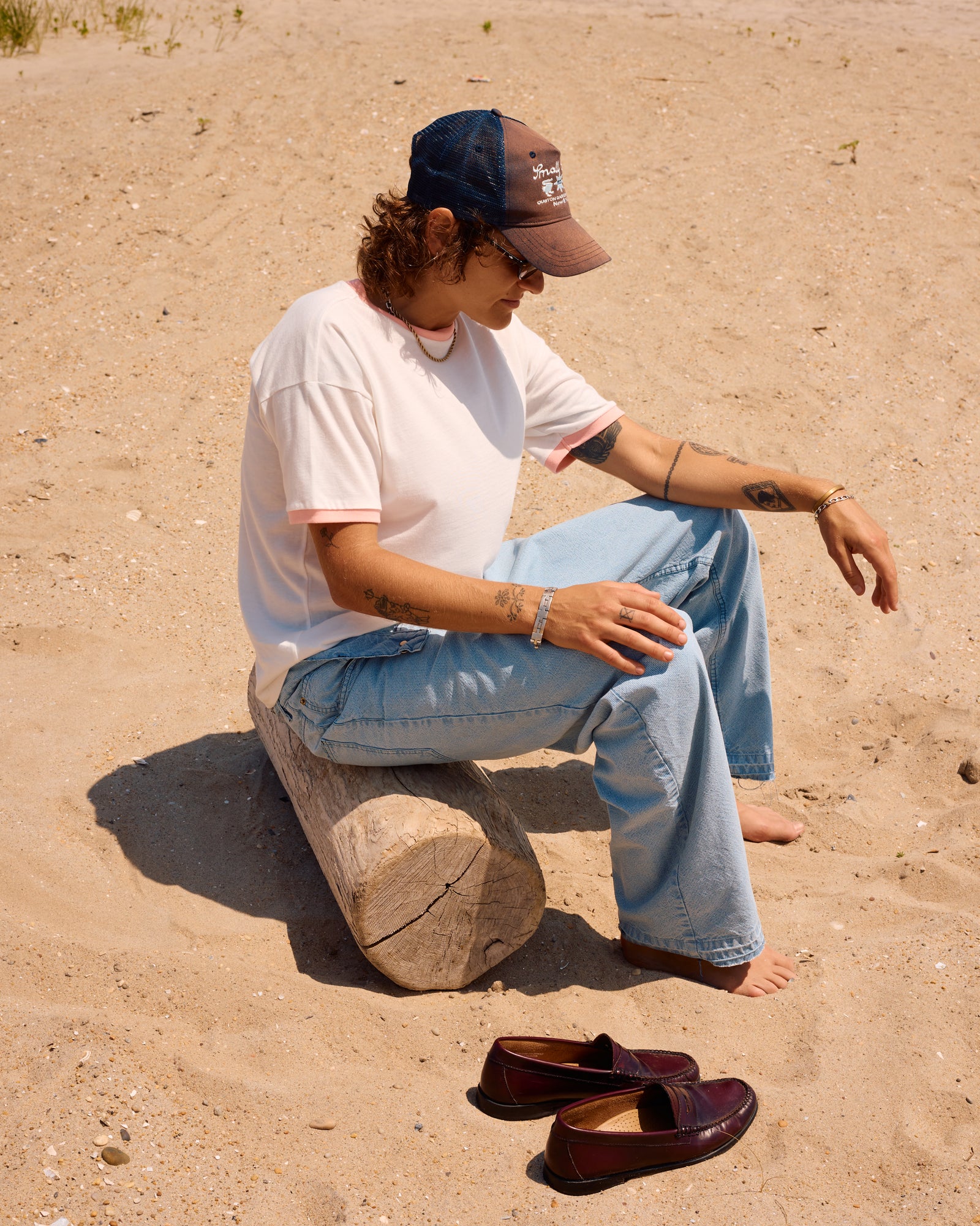 S/S T-shirt: Ringer Tee Pink