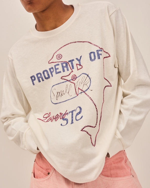 L/S T-shirt: Dolphin Lovers