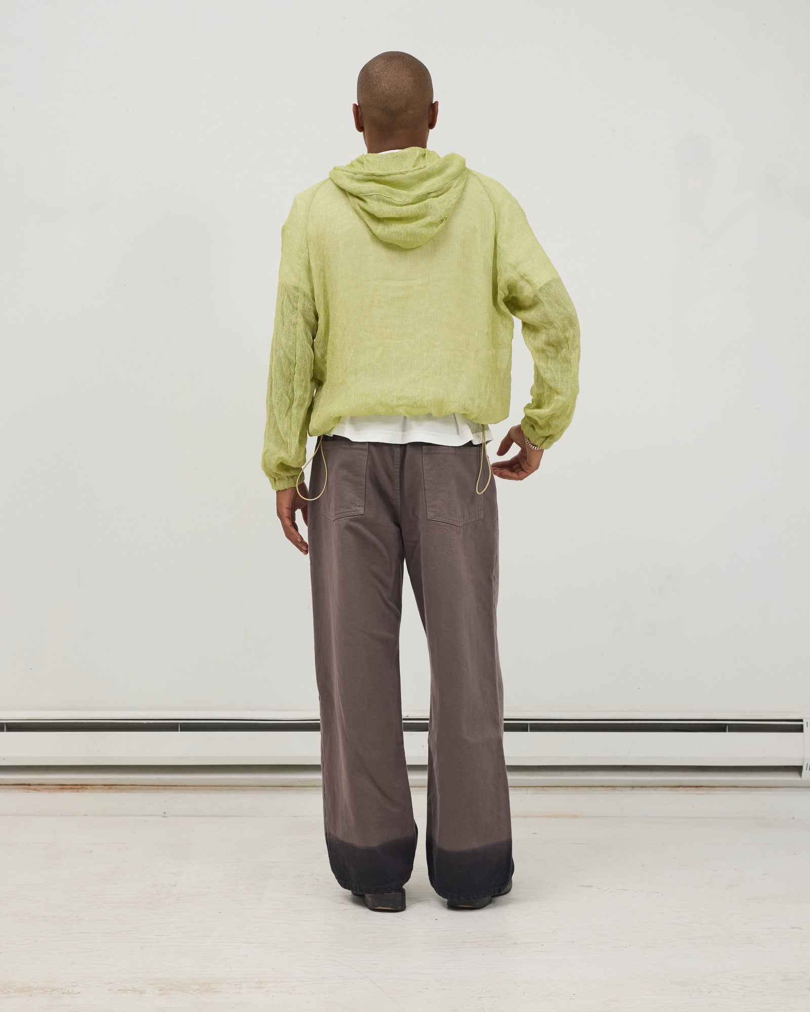 Linen Mesh Windbreaker, Lime