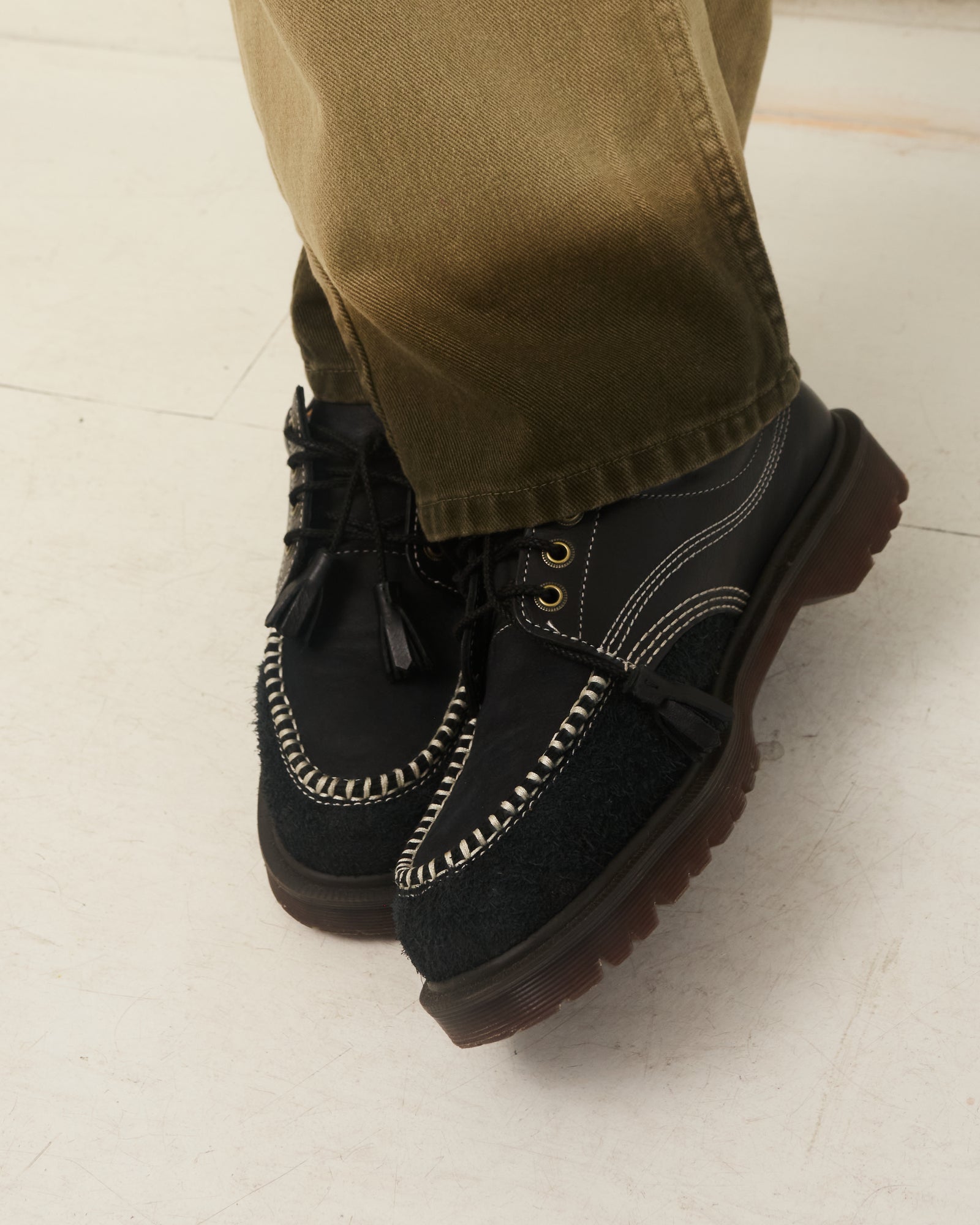 Jean Cut Trouser: Saddle Tan Dip Dye