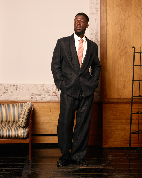 Heavy Linen Twill Blazer