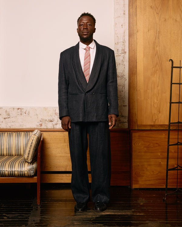 Heavy Linen Twill Blazer
