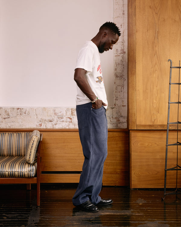 S/S T-shirt: Eagle World Hand Drawn