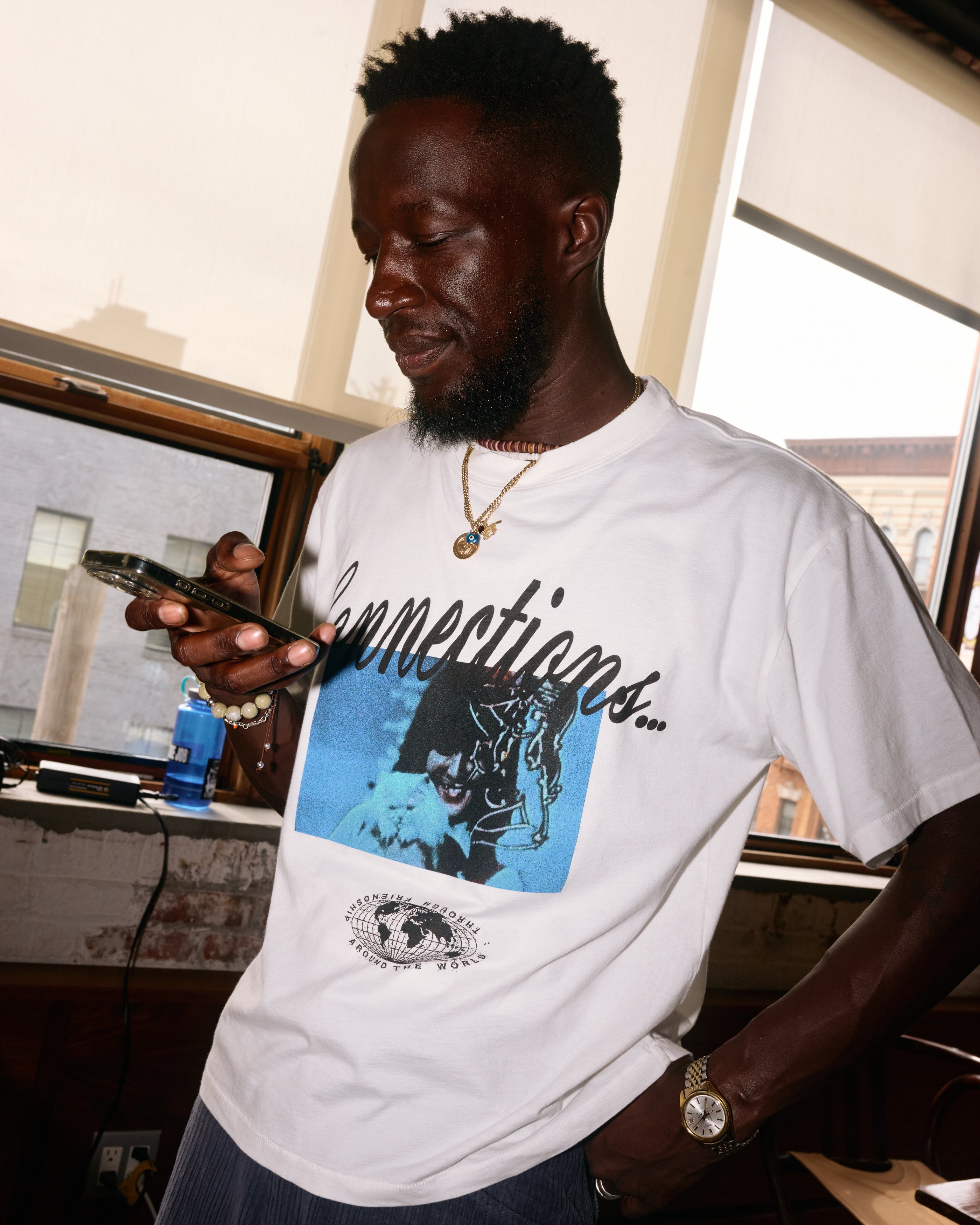 S/S T-shirt: Connections – Small Talk Studio