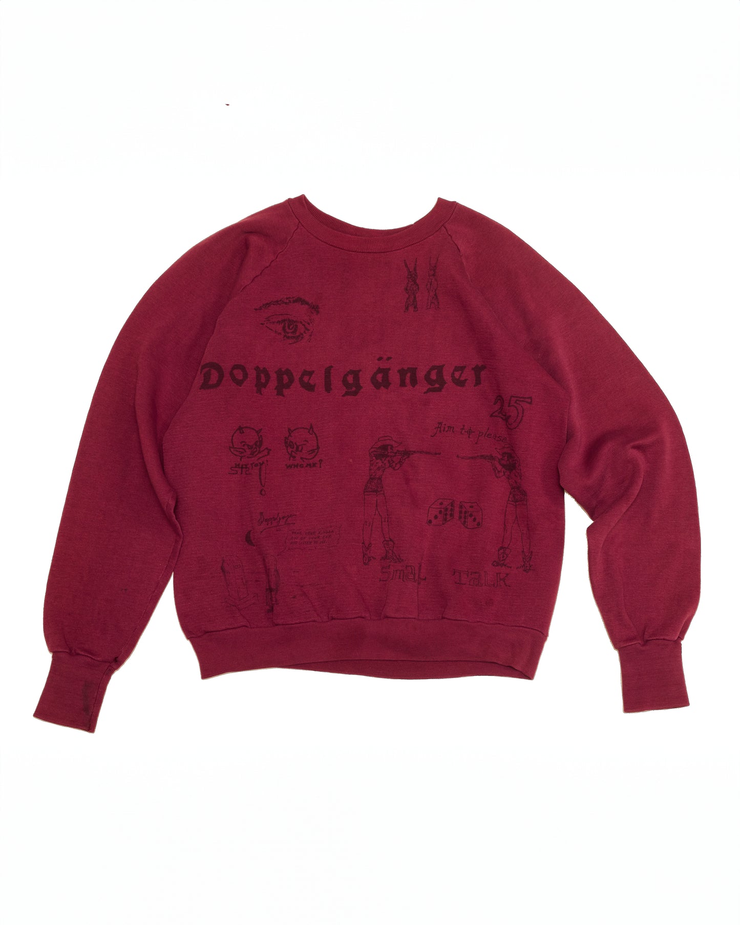 Doppelganger x Small Talk Crewneck Sweatshirt