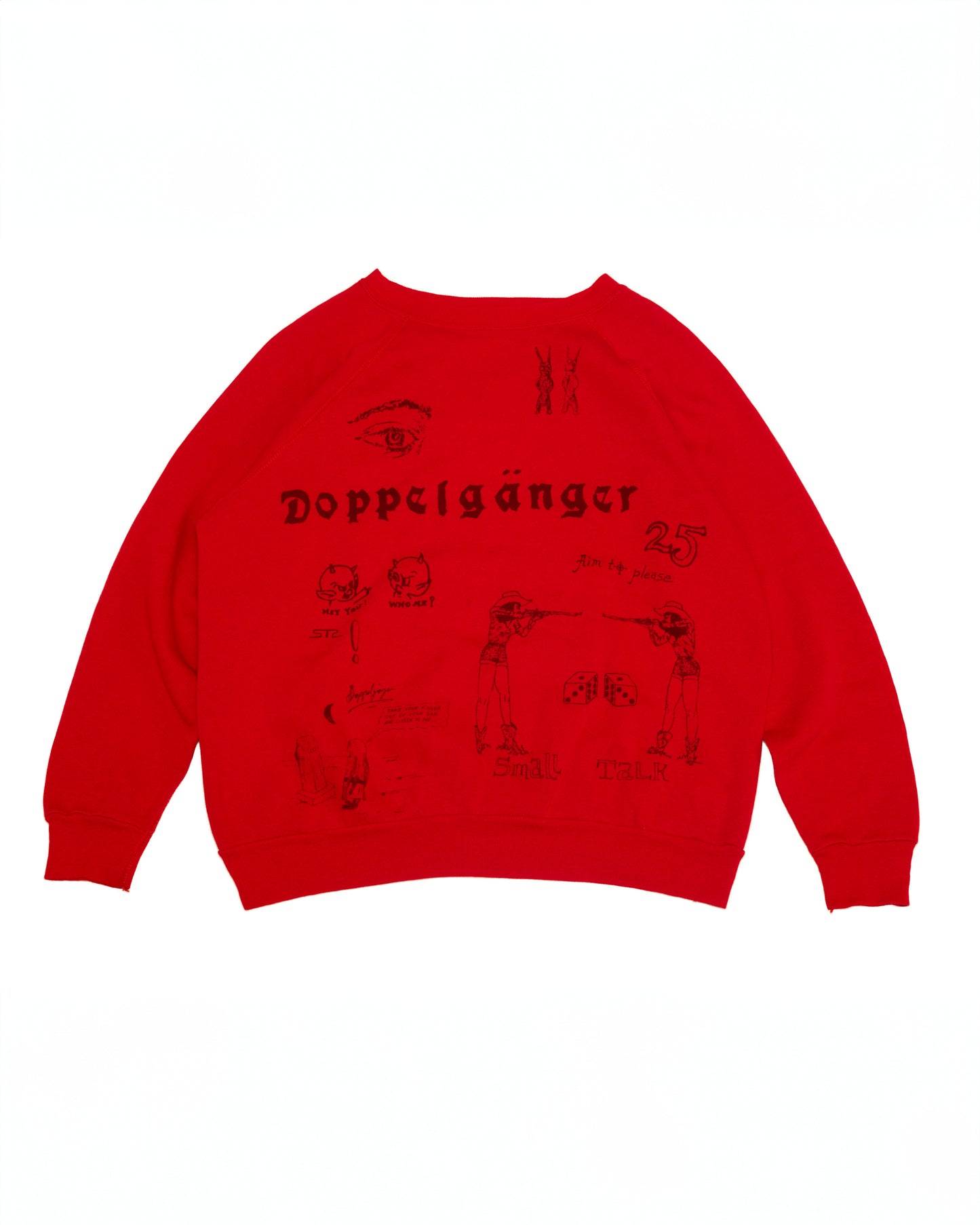 Doppelganger x Small Talk Crewneck Sweatshirt