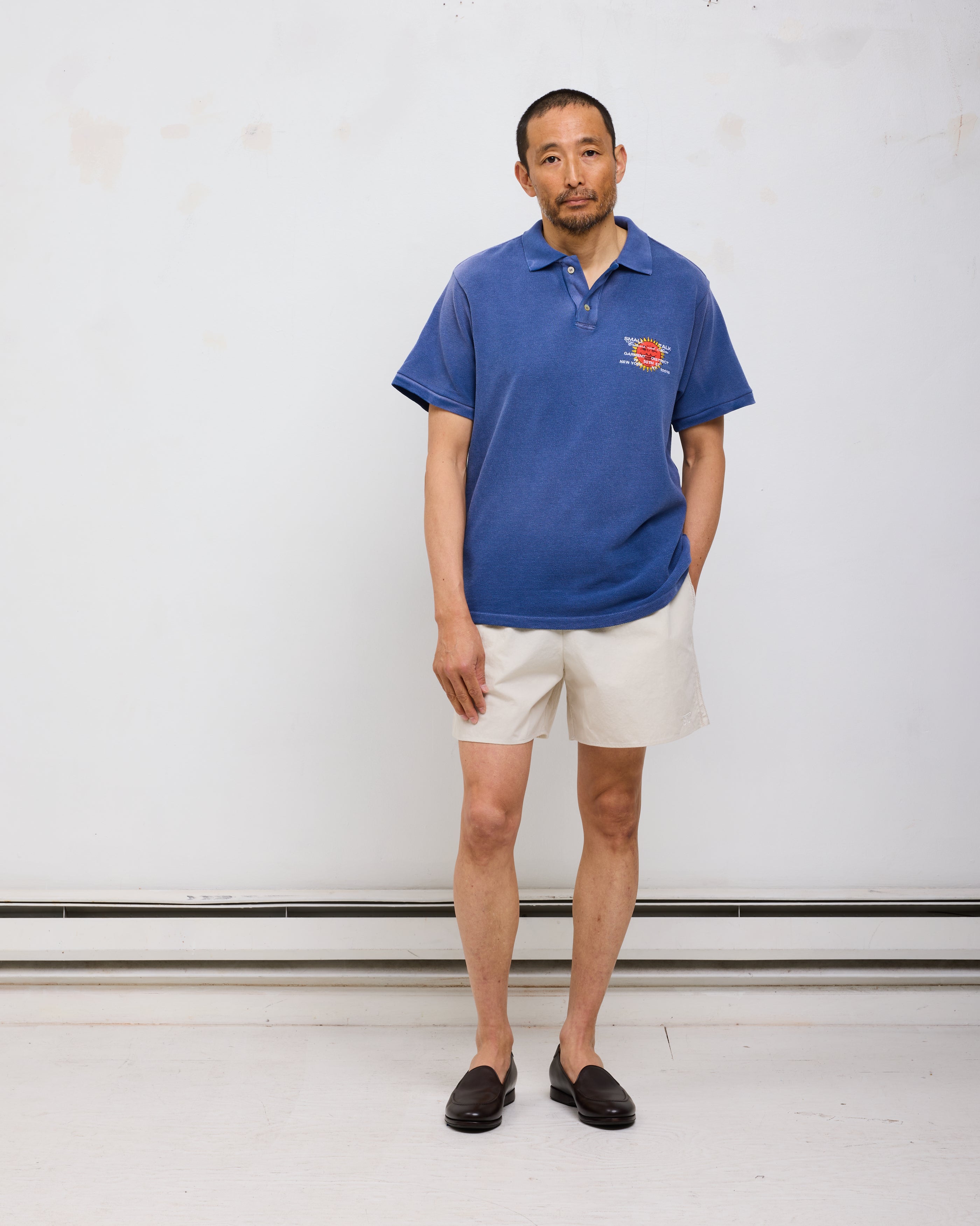 セットアップ SUNSEA 19ss SNM-BLUE POLO TEKETEKE SUNSEA 19ss SNM-BLUE POLO TEKETEKE 【公式通販】