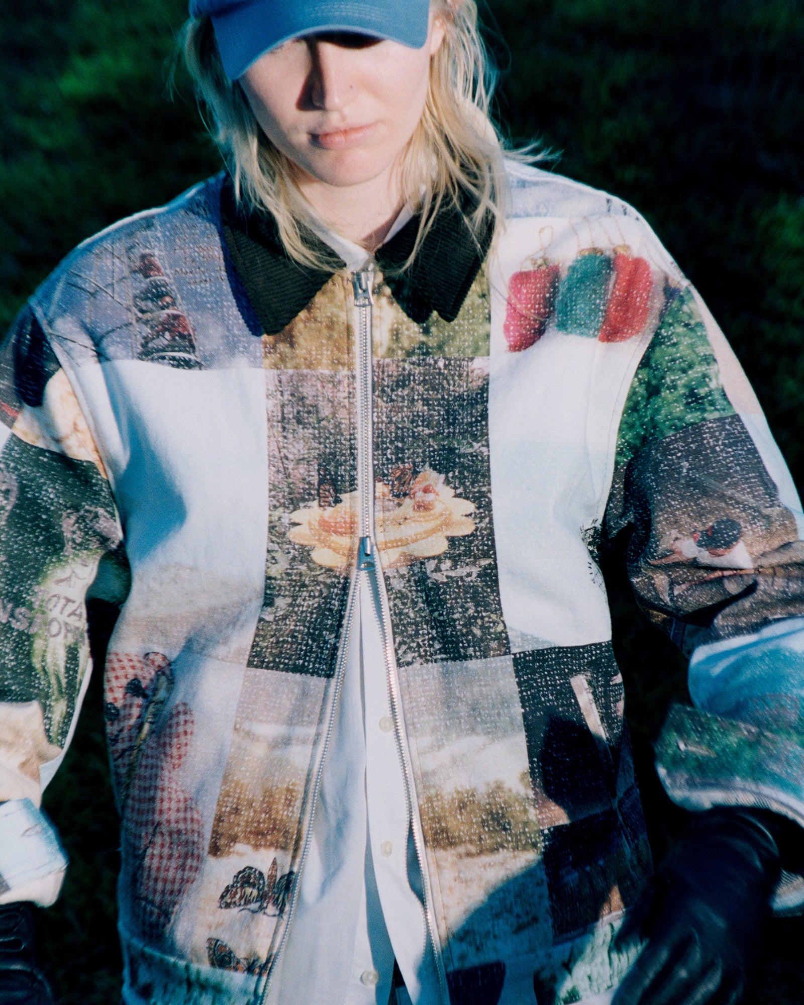 Jean Cut Trouser: Moodboard Collage Print