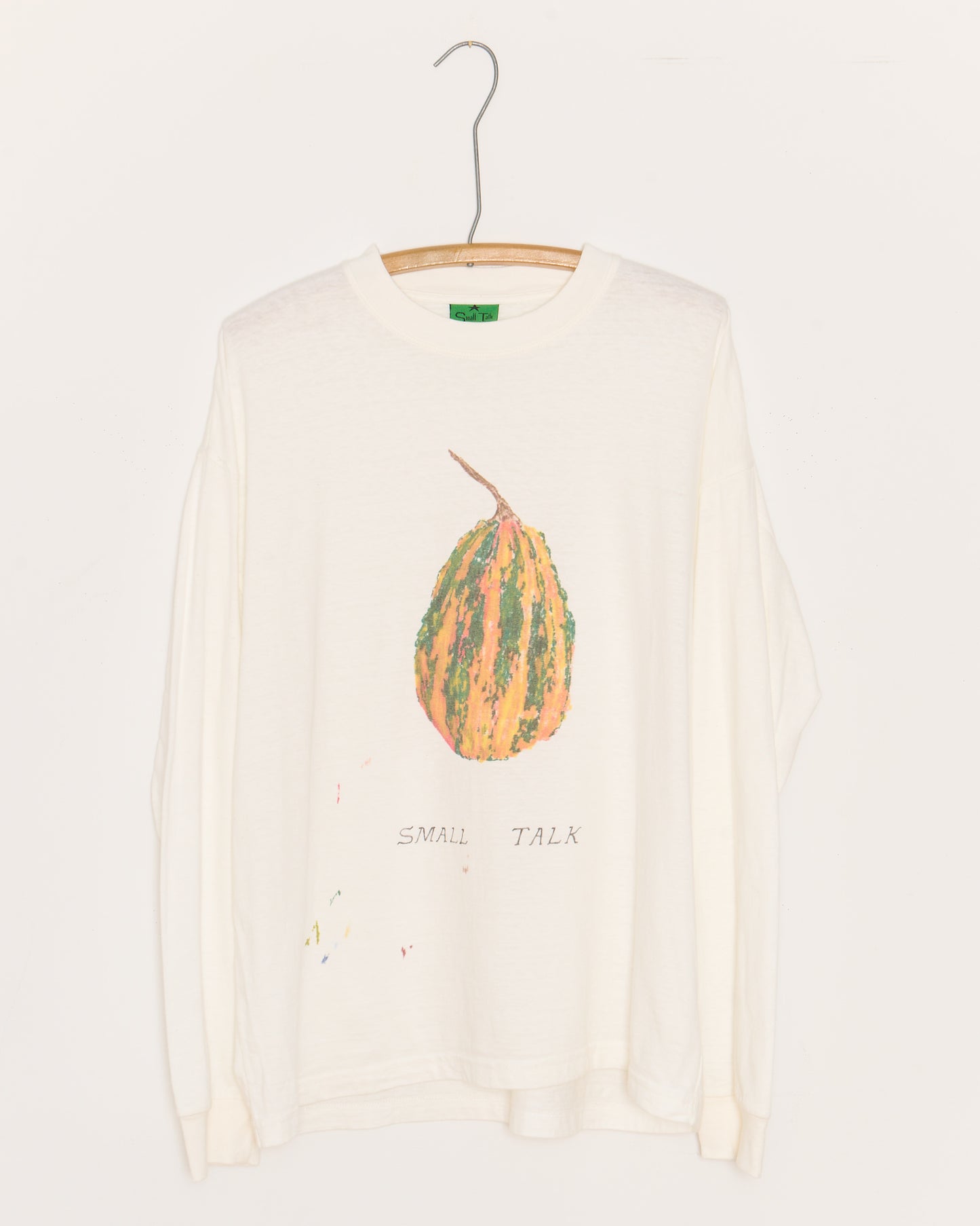 Small Talk LS T-shirt: Gourd