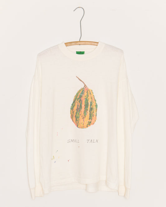 Small Talk LS T-shirt: Gourd