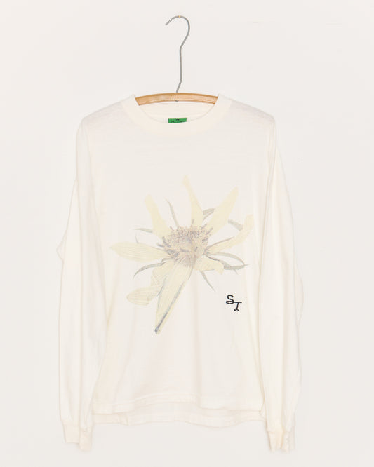 Small Talk LS T-shirt: Pressed Flower