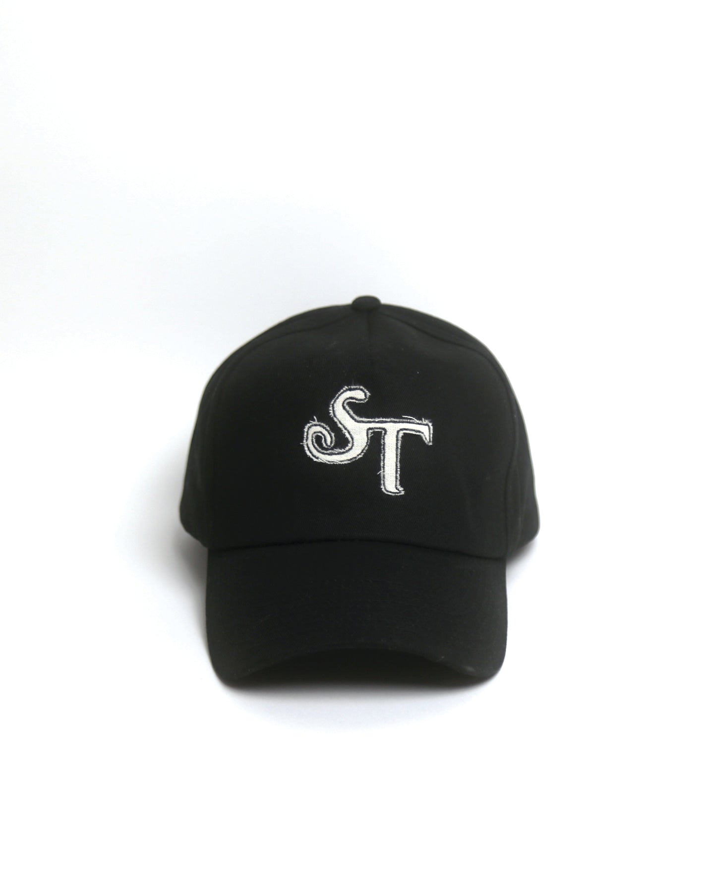 Trucker Hat: ST Monogram Applique, Black