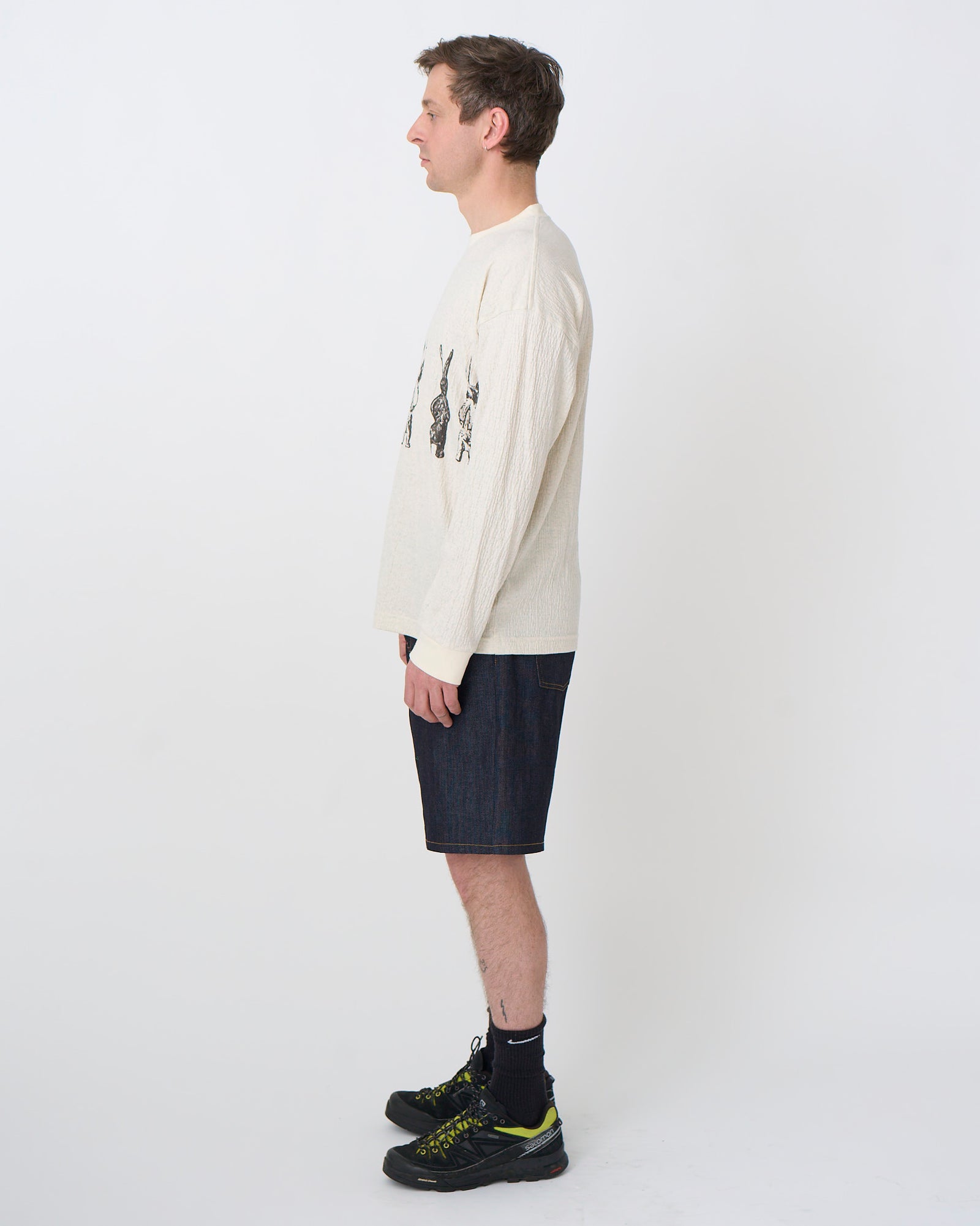 5 Pocket Jean Short: Raw Denim