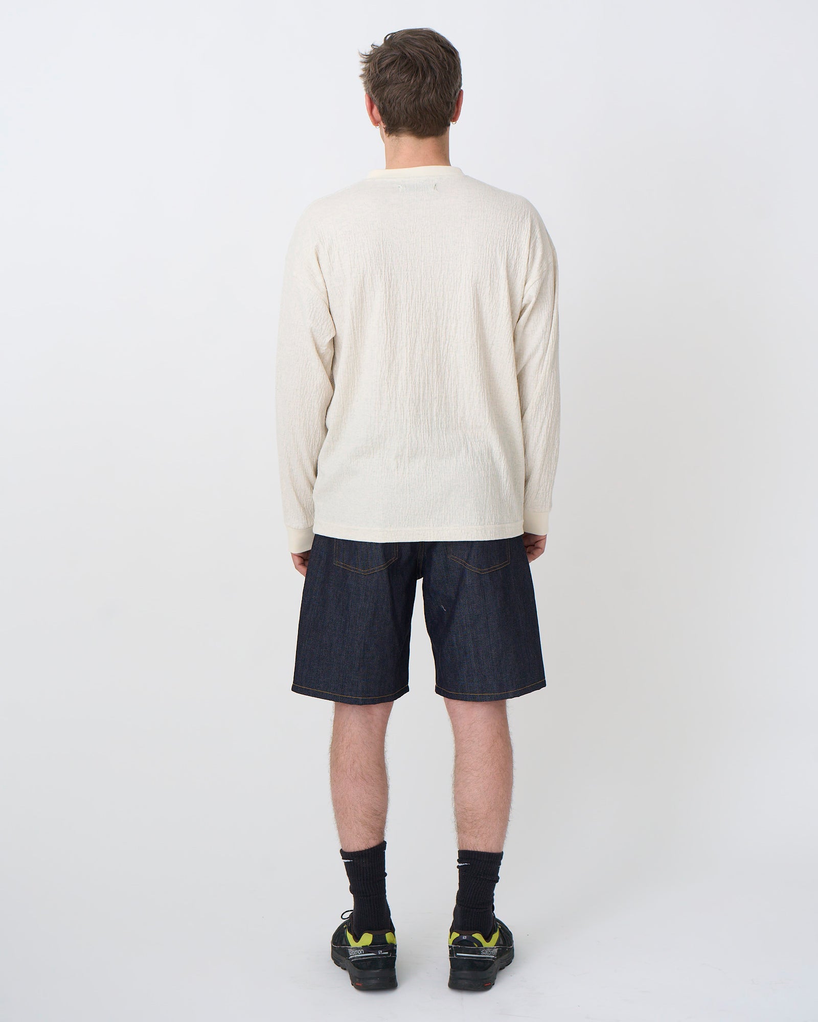 5 Pocket Jean Short: Raw Denim