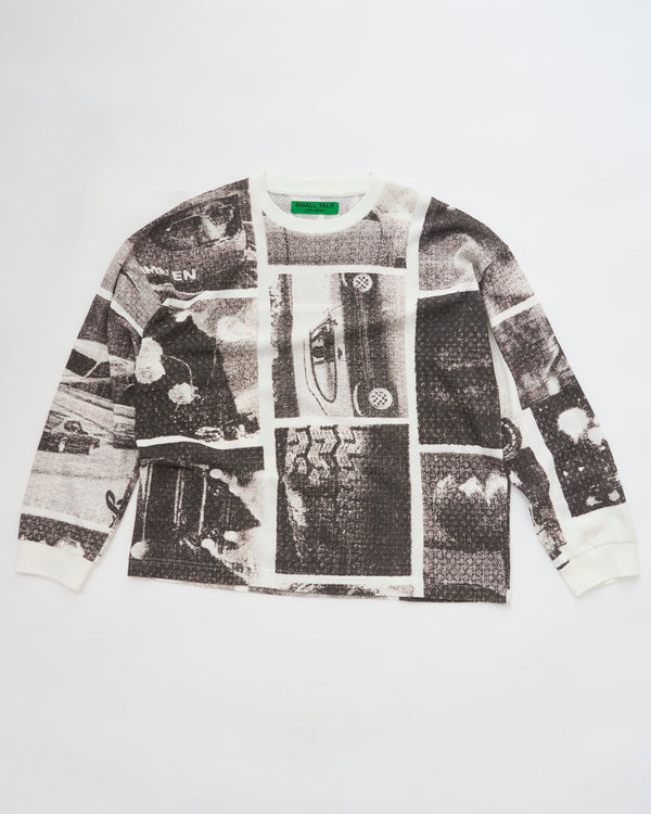 L/S Tee: Auto Print Mesh