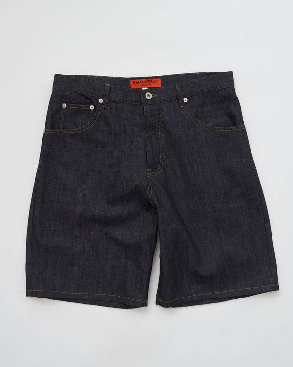 5 Pocket Jean Short: Raw Denim
