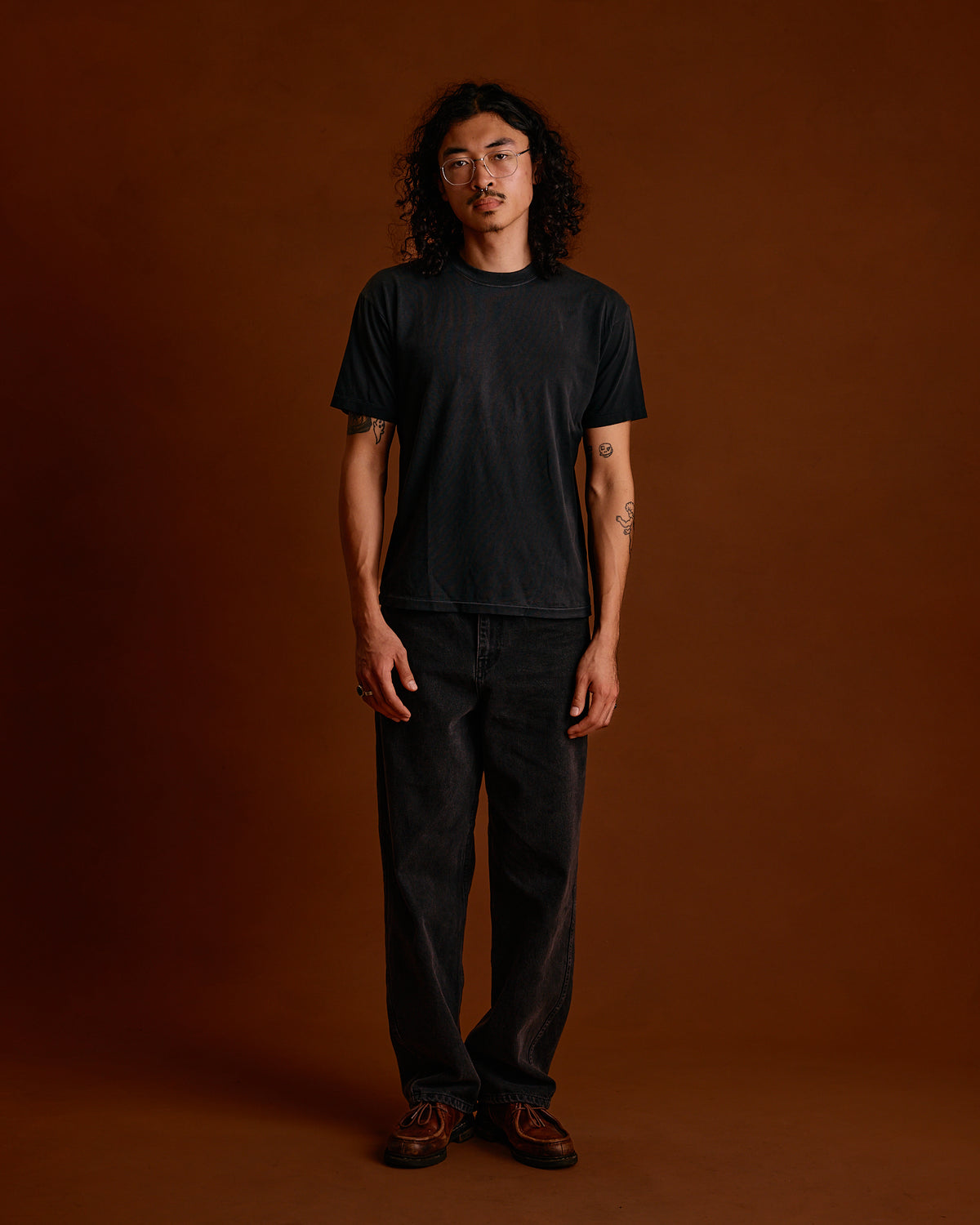 ST&Co Sun Faded S/S Tee: Washed Black