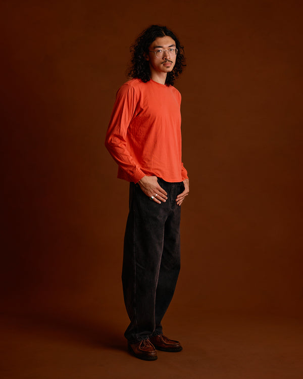 ST&Co Sun Faded L/S Tee: Washed Red
