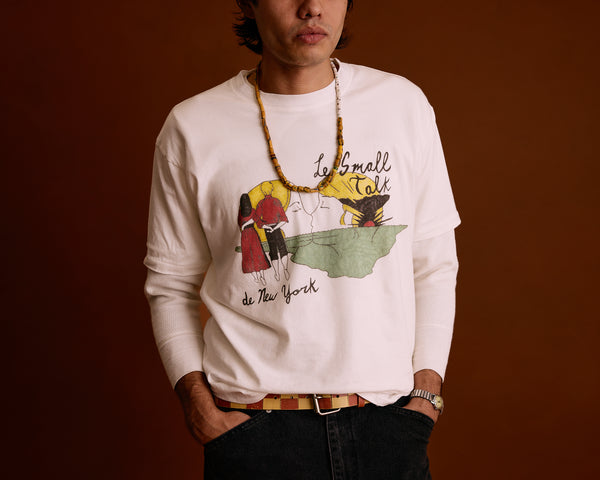 S/S T-shirt: Le Small Talk (Hand Illustrated Exclusive)