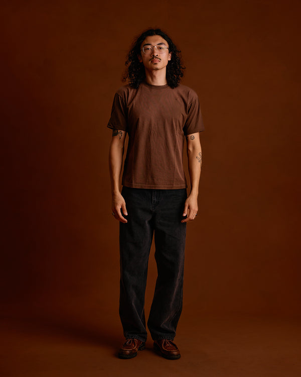 ST&Co Sun Faded S/S Tee: Washed Brown