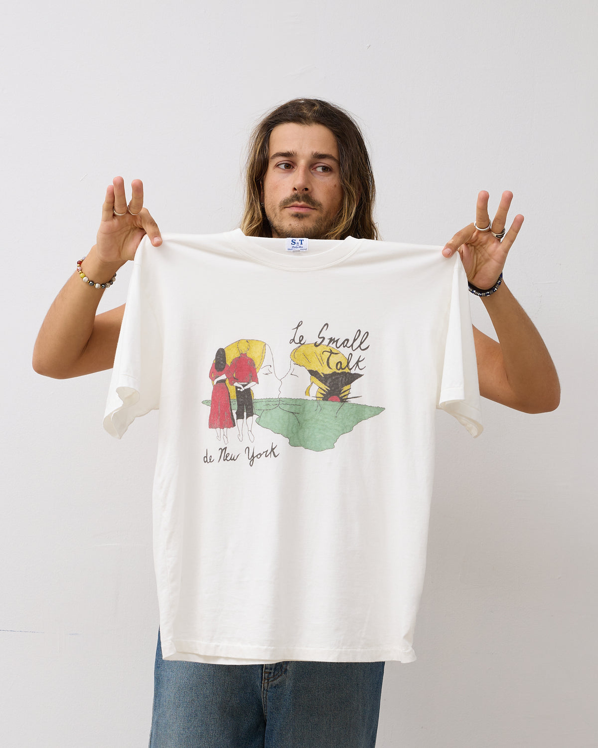 S/S T-shirt: Le Small Talk (Hand Illustrated Exclusive)