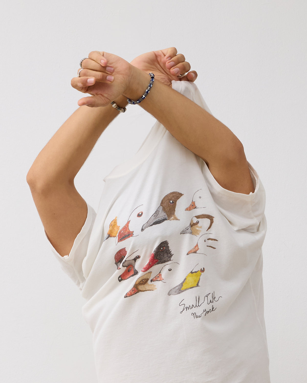 S/S T-shirt: Hand Illustrated Ducks