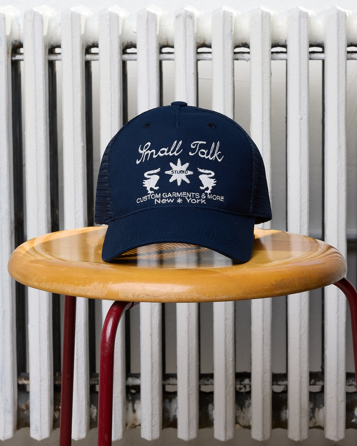 Trucker Hat: Customs & More, Navy Mesh Back