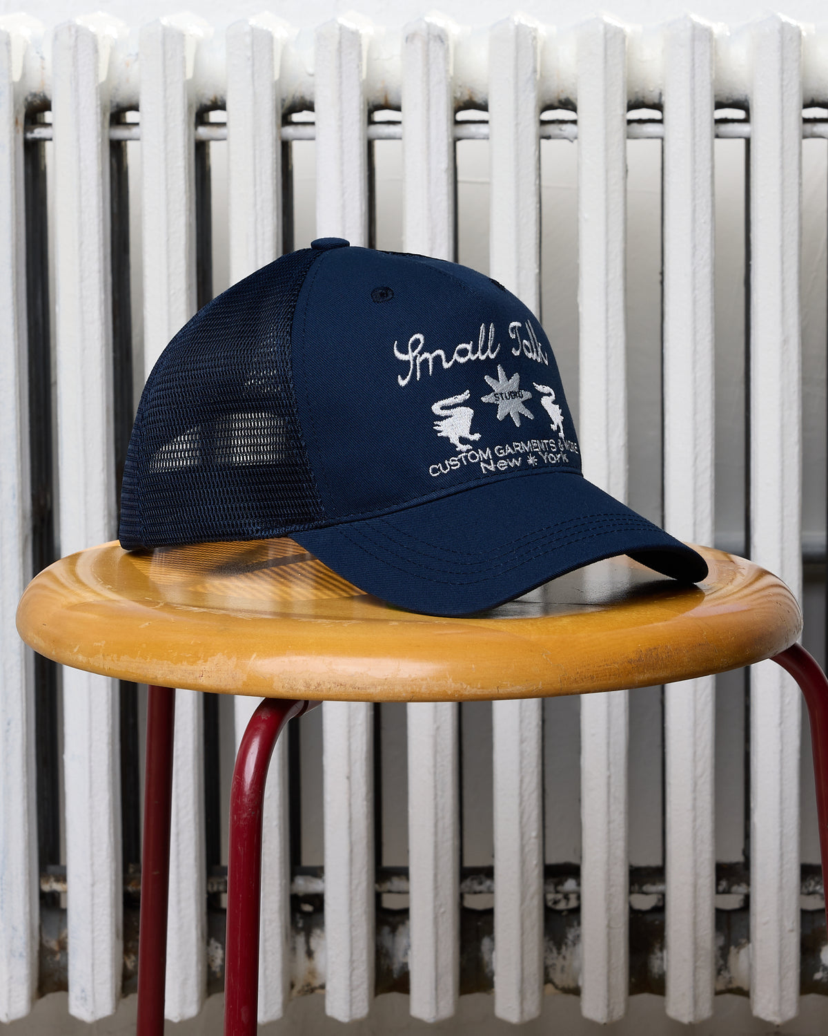 Trucker Hat: Customs & More, Navy Mesh Back