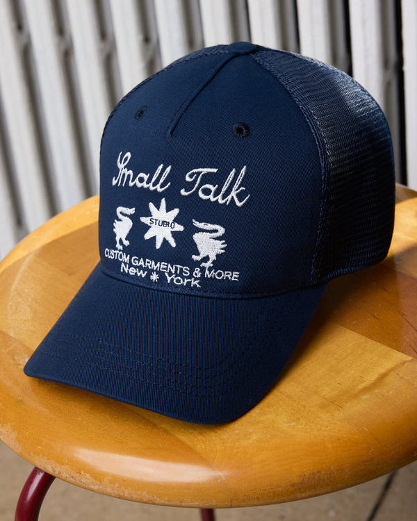 Trucker Hat: Customs & More, Navy Mesh Back