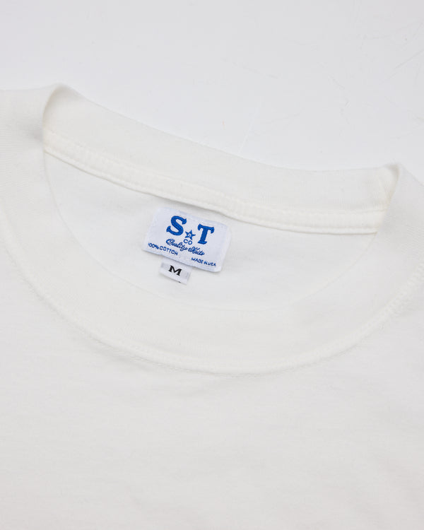 ST&Co S/S Tee: Blank White