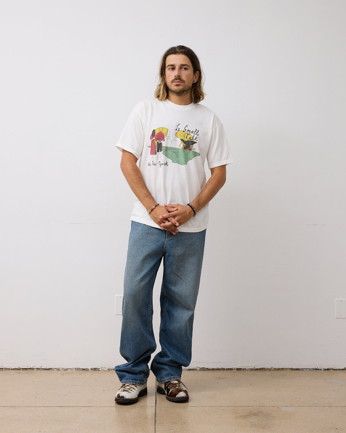 S/S T-shirt: Le Small Talk (Hand Illustrated Exclusive)